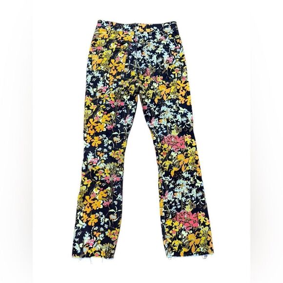 MOTHER The Hustler High-Rise ankle fray Corduroy Pants size 27 - Picture 6 of 8